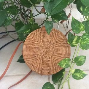 Green Flower Bali Bag